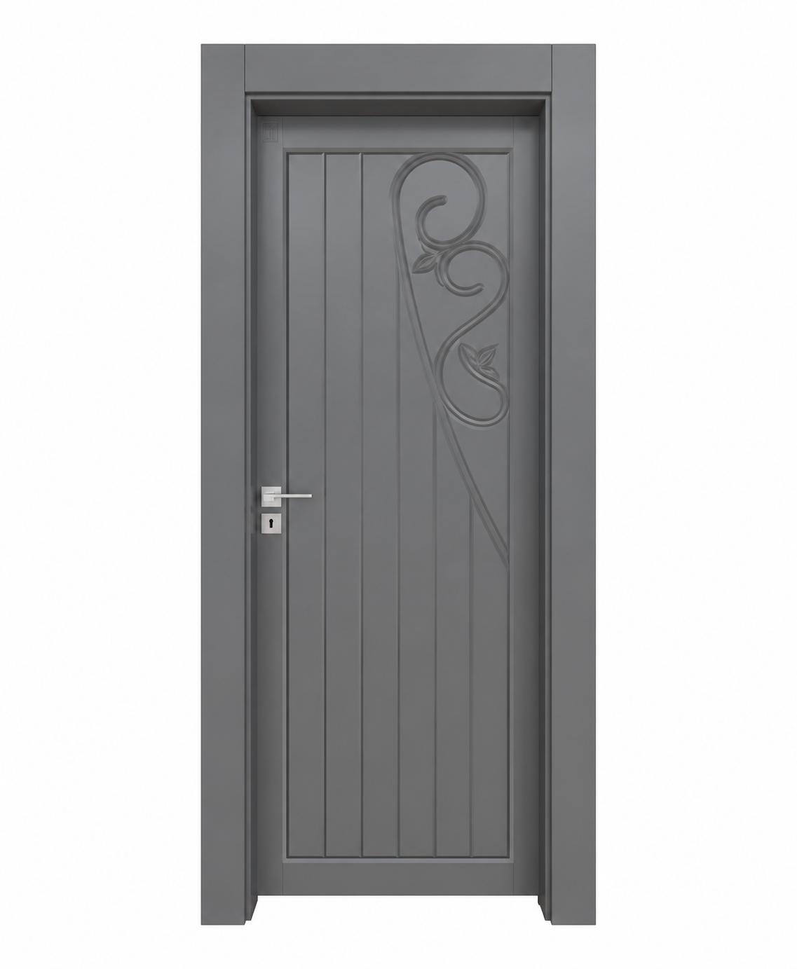 BY-4041V Porte intérieure laqué Vitrée